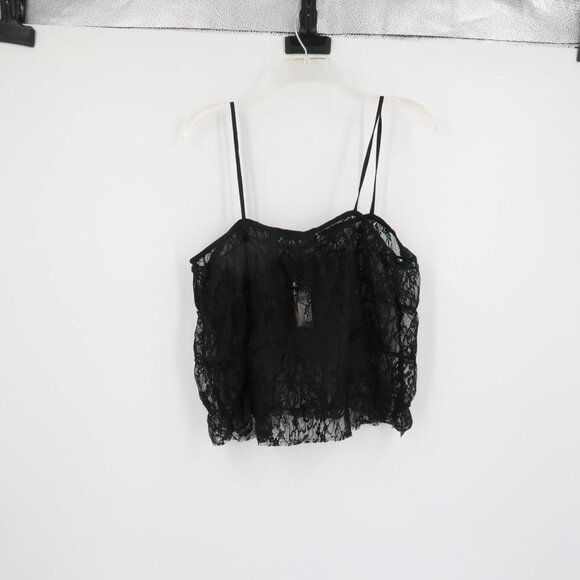 NEW Anthropologie Porridge Lace Black Blouse - Large NWT - Picture 8 of 16